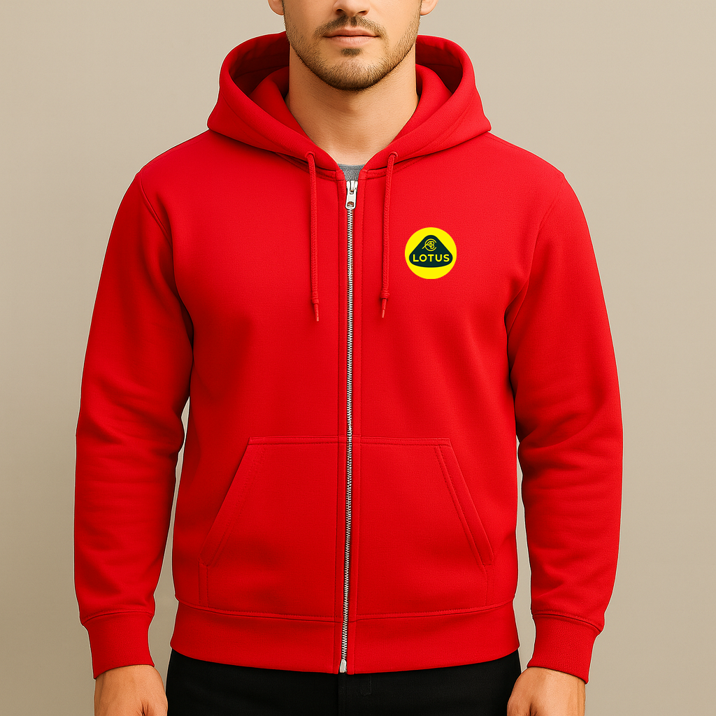 Men’s Lotus Car Zipper Hoodie